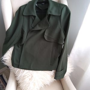Premise Dark Green Open Coat